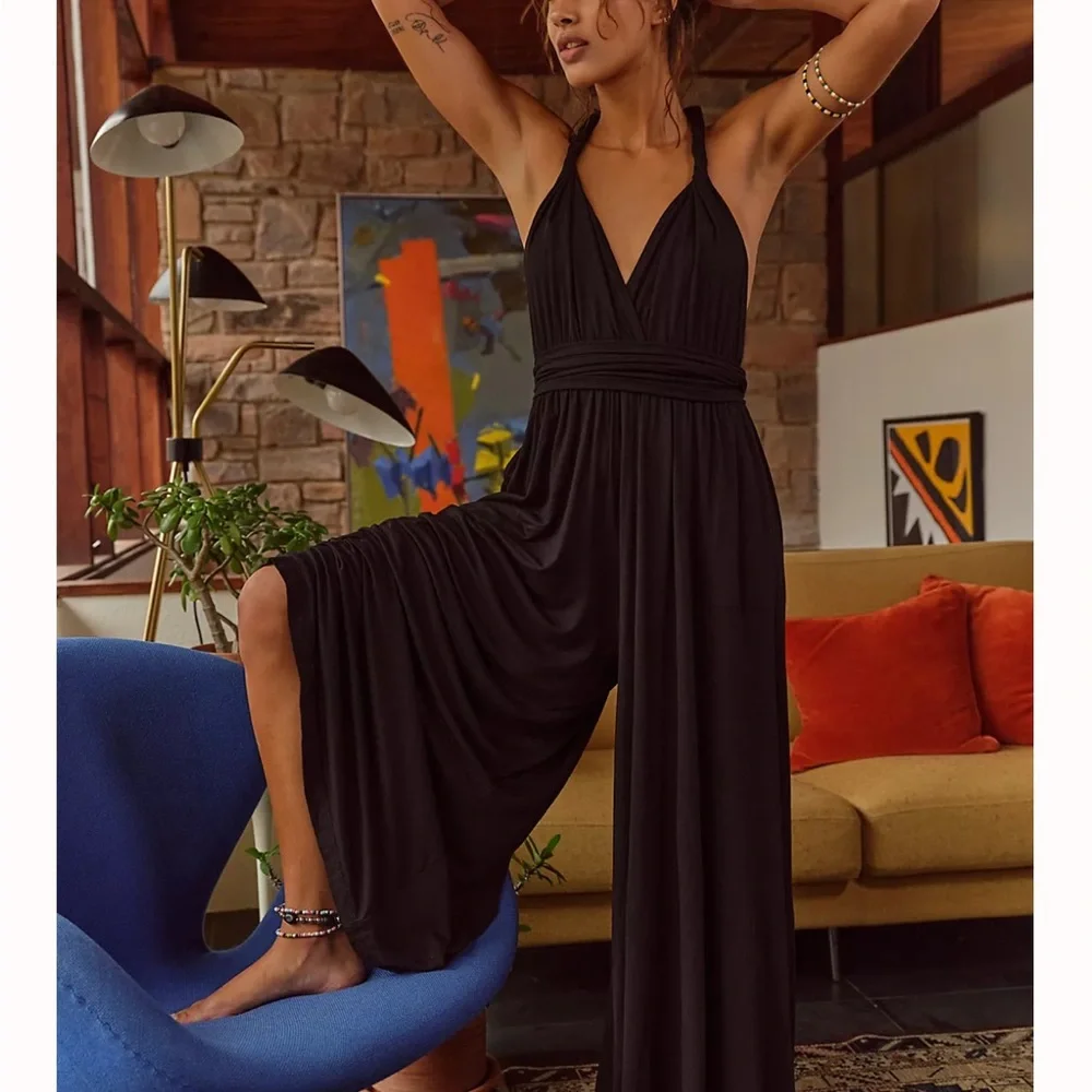 Free People Beach-Dani Convertible One Piece Jumpsuit - Picture 2 of 6